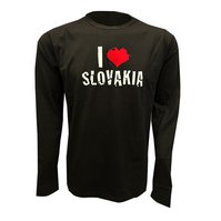 Tričko I LOVE SLOVAKIA čierne DR